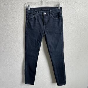 J Brand 835 Crop Skinny Jeans Women's 25 Low Rise Dark Wash Cotton Blend